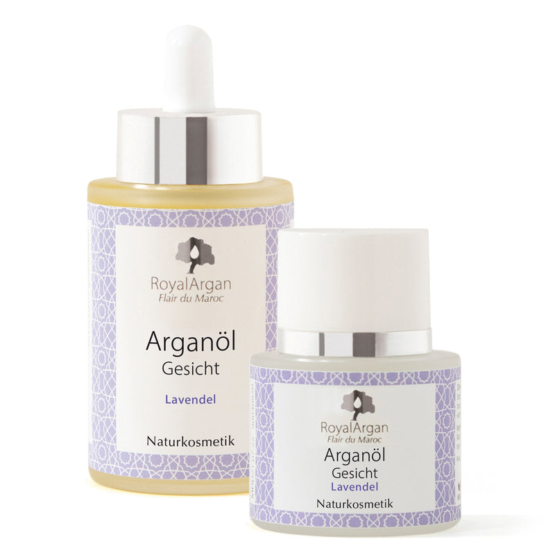 Argan-Gesichtsöl, Lavendel - Royal Argan - Naturkosmetik-Produkte mit Arganöl